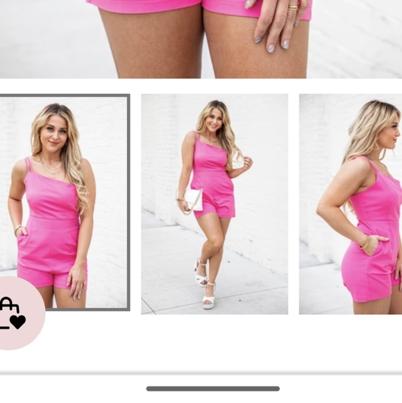 Hot pink romper - Picture 2 of 2